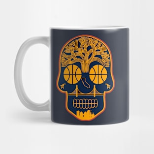 Golden State Sugar Skull Mug